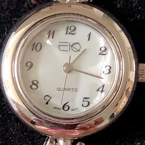 EKO Watch bracelet in silvertone guc 71/2
